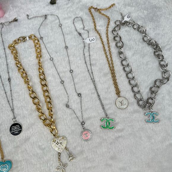 Hand crafted fashion necklaces with luxury pendants CHOOSE ONE!!! - Picture 2 of 8